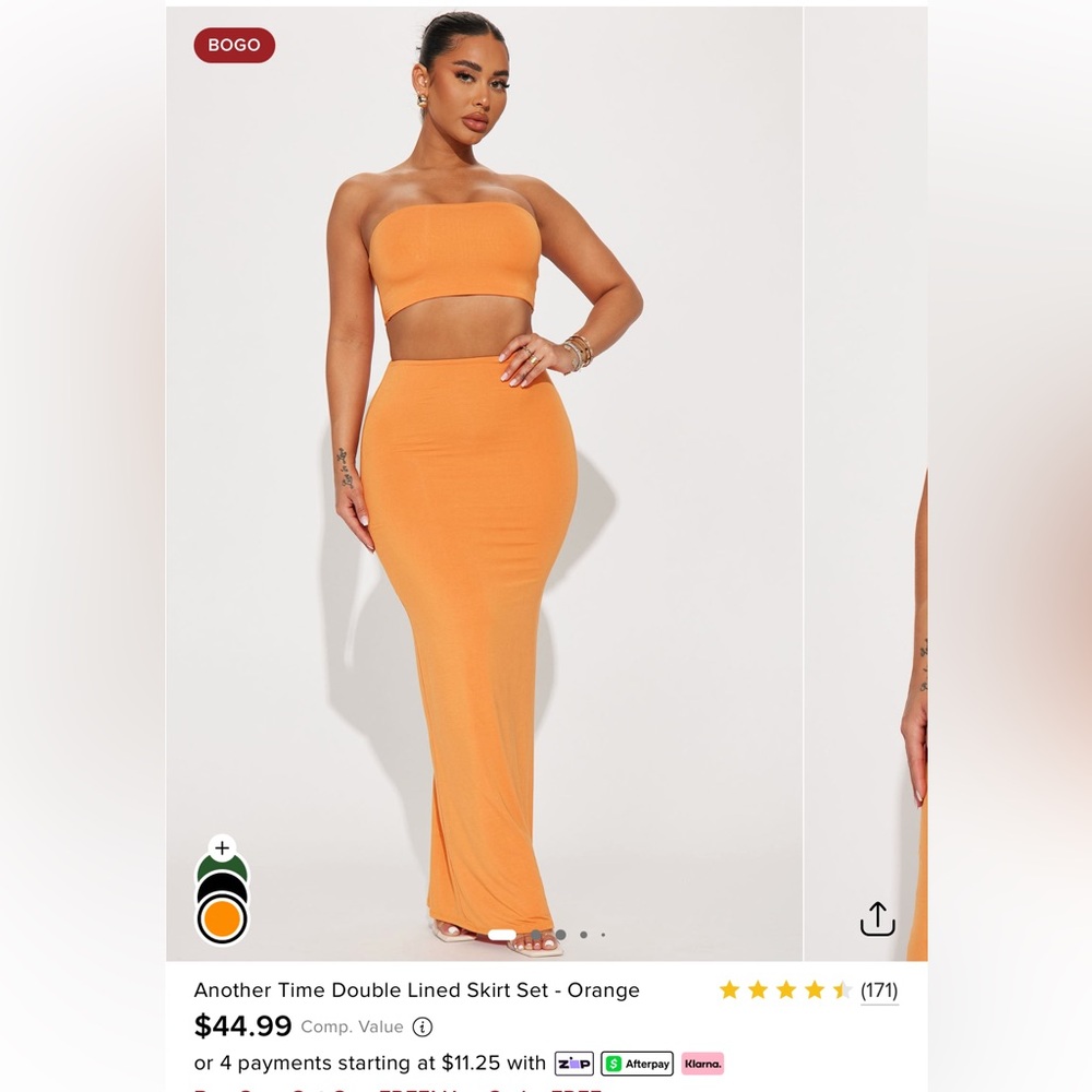 Fashion nova skirt set new with tags - Picture 2 of 5